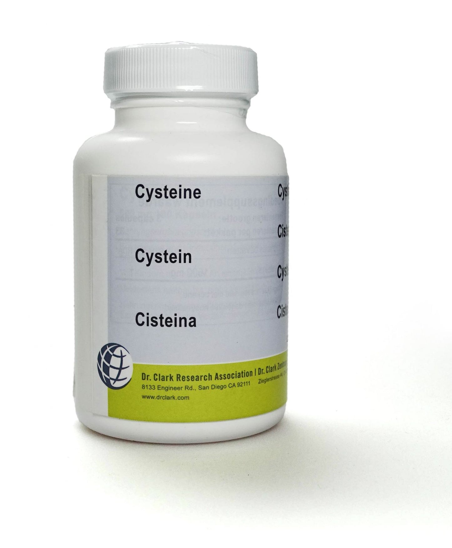 L-Cystein Kapseln nach Dr. Clark – 100 vegane Kapseln à 500 mg, Nahrungsergänzungsmittel zur Entgiftung