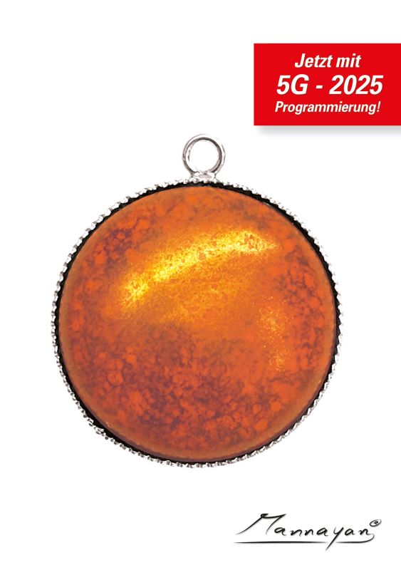 Silber E-Blocker Amulett, 12 Halbeldelsteine "Modell: Unlimited" (inkl. Life-Time-Upgrade)