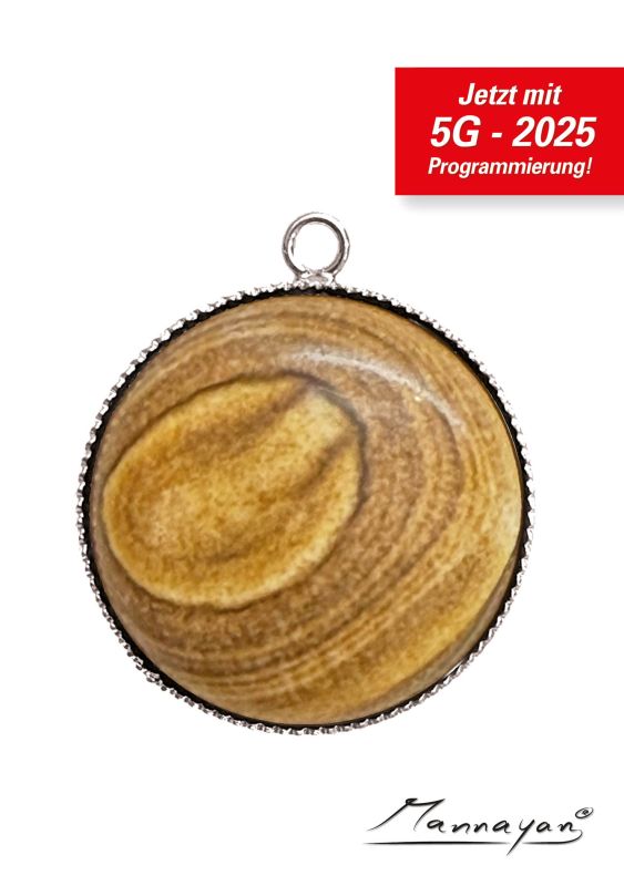 Silber E-Blocker Amulett, 12 Halbeldelsteine "Modell: Unlimited" (inkl. Life-Time-Upgrade)