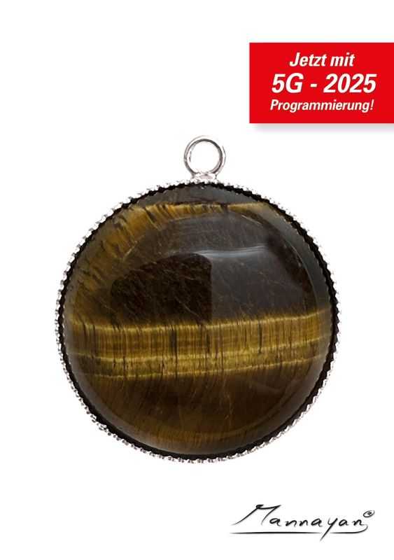 Silber E-Blocker Amulett, 12 Halbeldelsteine "Modell: Unlimited" (inkl. Life-Time-Upgrade)