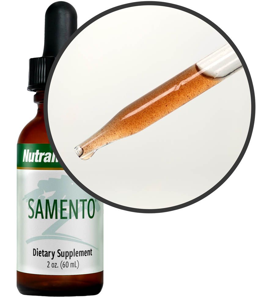 NutraMedix Samento – Natürlicher Katzenkrallen-Extrakt Tropfen 60ml, Detailansicht Pipette